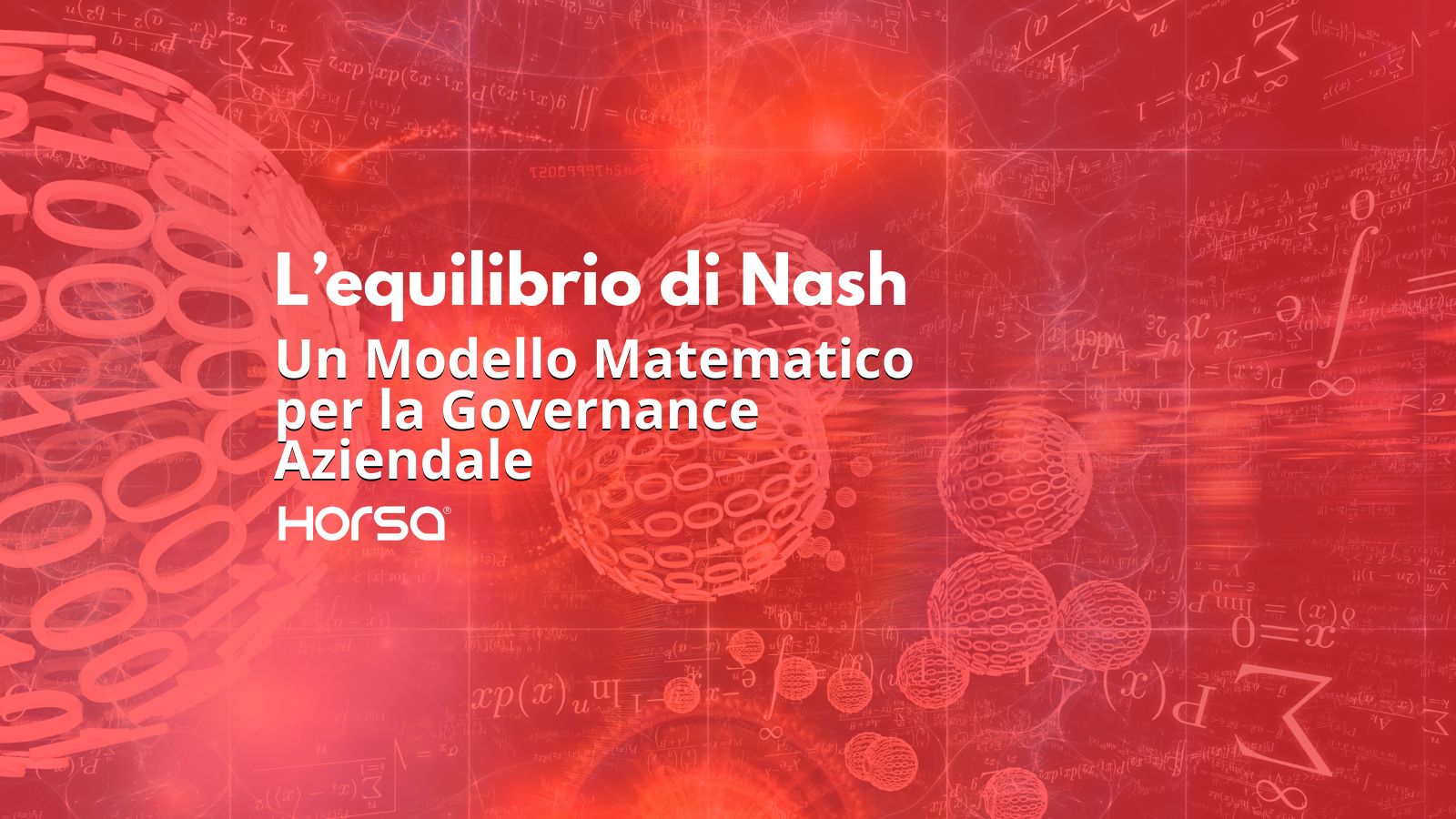 L’equilibrio di Nash. Un Modello Matematico per la Governance Aziendale